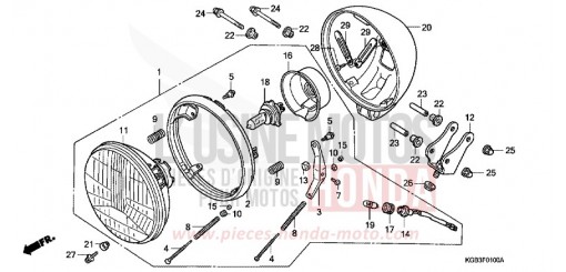PROJECTEUR VT125CX de 1999